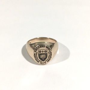 Vintage 14k Yellow Gold Italian Catholic Ring